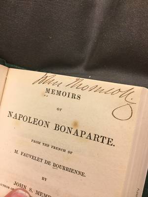 Bourrienne, Louis Antoine Fauvelet de. Memoirs of Napoleon Bonaparte, from the French of M. Fauvelet deBourienne,  (1830) WAM-DC-0060-LAYhjS2p.Image_1.024702